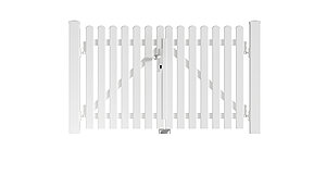 Clôture à barres - panneau de clôture couleur blanc pur - RAL 9010